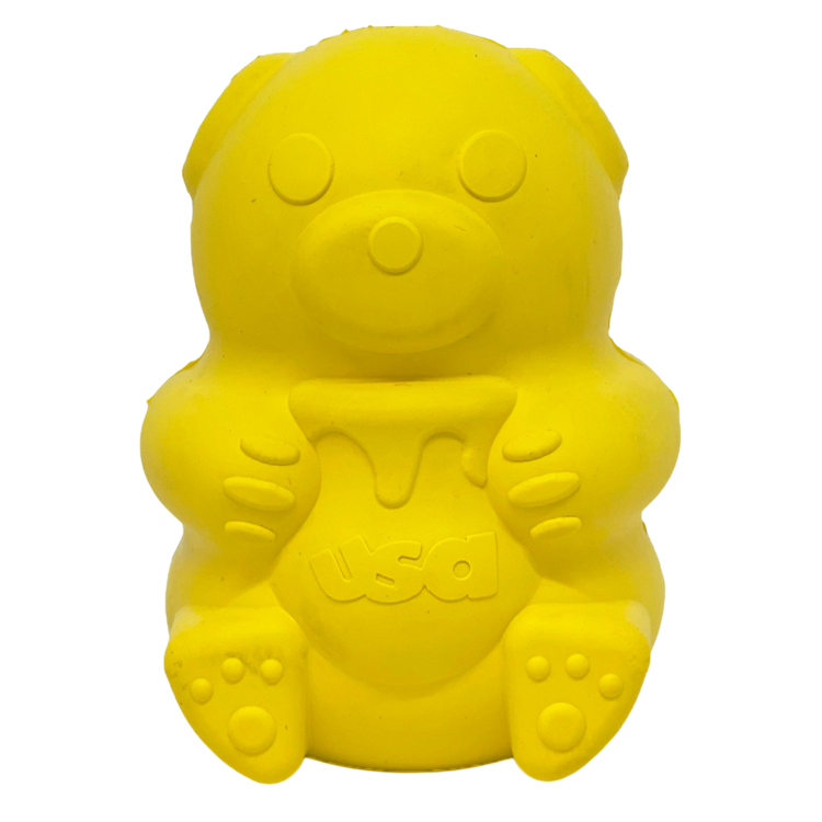 Honey Bear eDispenser - Durable Rubber Treat Dispenser for Dogs | USA Made - SodaPup/True Dogs, LLC - Flyclothing LLC