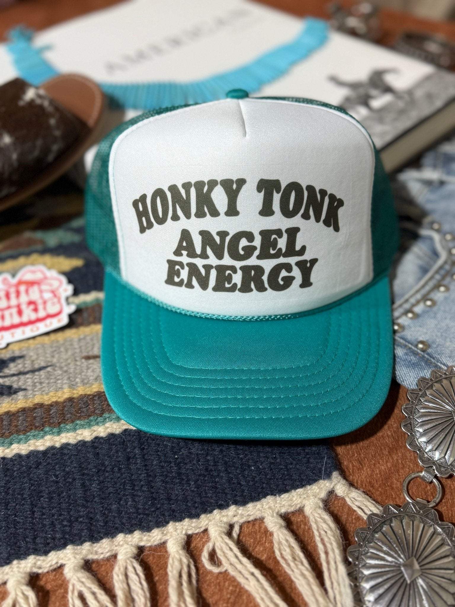 Honky Tonk Angel Energy Trucker Hat - Wild Junkie - Flyclothing LLC