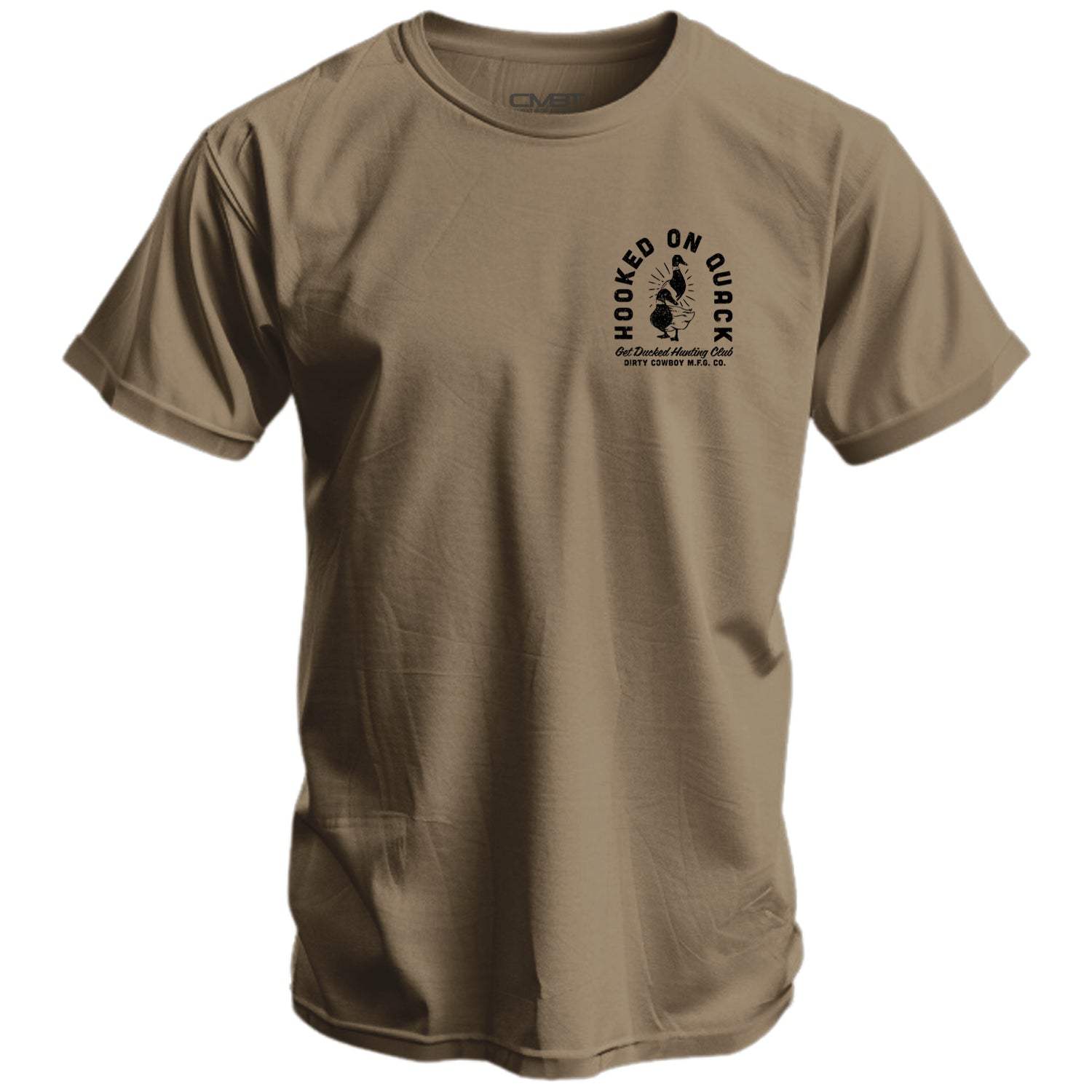 Hooked On Quack Duck Hunting Club Men's T-Shirt - DIRTY COWBOY USA - Flyclothing LLC