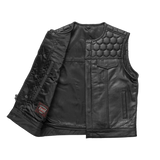 Hornet Men's Club Style Leather Vest - First Manufacturing Company - Flyclothing LLC
