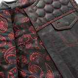Hornet Men's Club Style Leather Vest - First Manufacturing Company - Flyclothing LLC