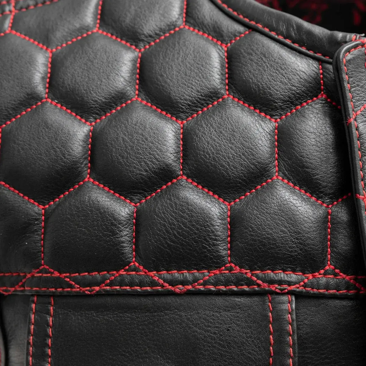 Hornet Men's Club Style Leather Vest - First Manufacturing Company - Flyclothing LLC