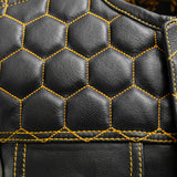 Hornet Men's Club Style Leather Vest - First Manufacturing Company - Flyclothing LLC