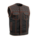 Hornet Moto Mesh Men's Club Style Vest - First Manufacturing Company - Flyclothing LLC