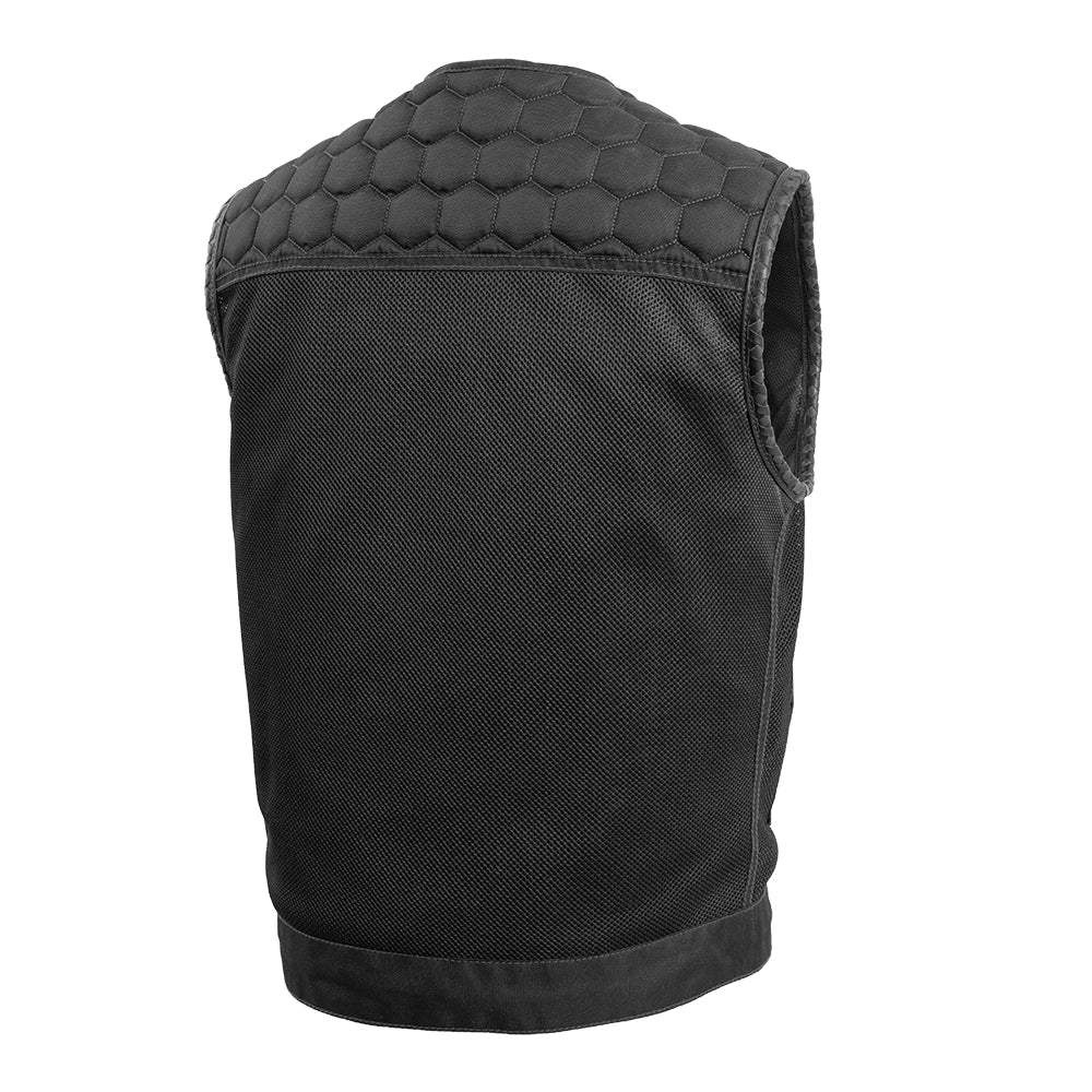 Hornet Moto Mesh Men's Club Style Vest - First Manufacturing Company - Flyclothing LLC