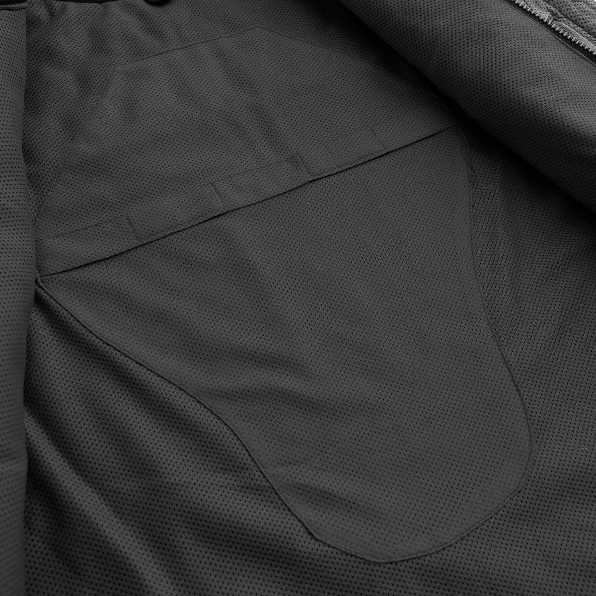 Hornet Perforated Men's Club Style Leather Vest - First Manufacturing Company - Flyclothing LLC