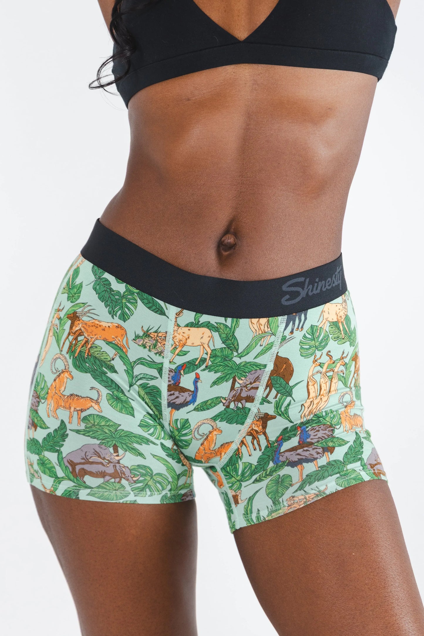 The Hornography | Tropical Animals Women’s Boxers - Shinesty - Flyclothing LLC