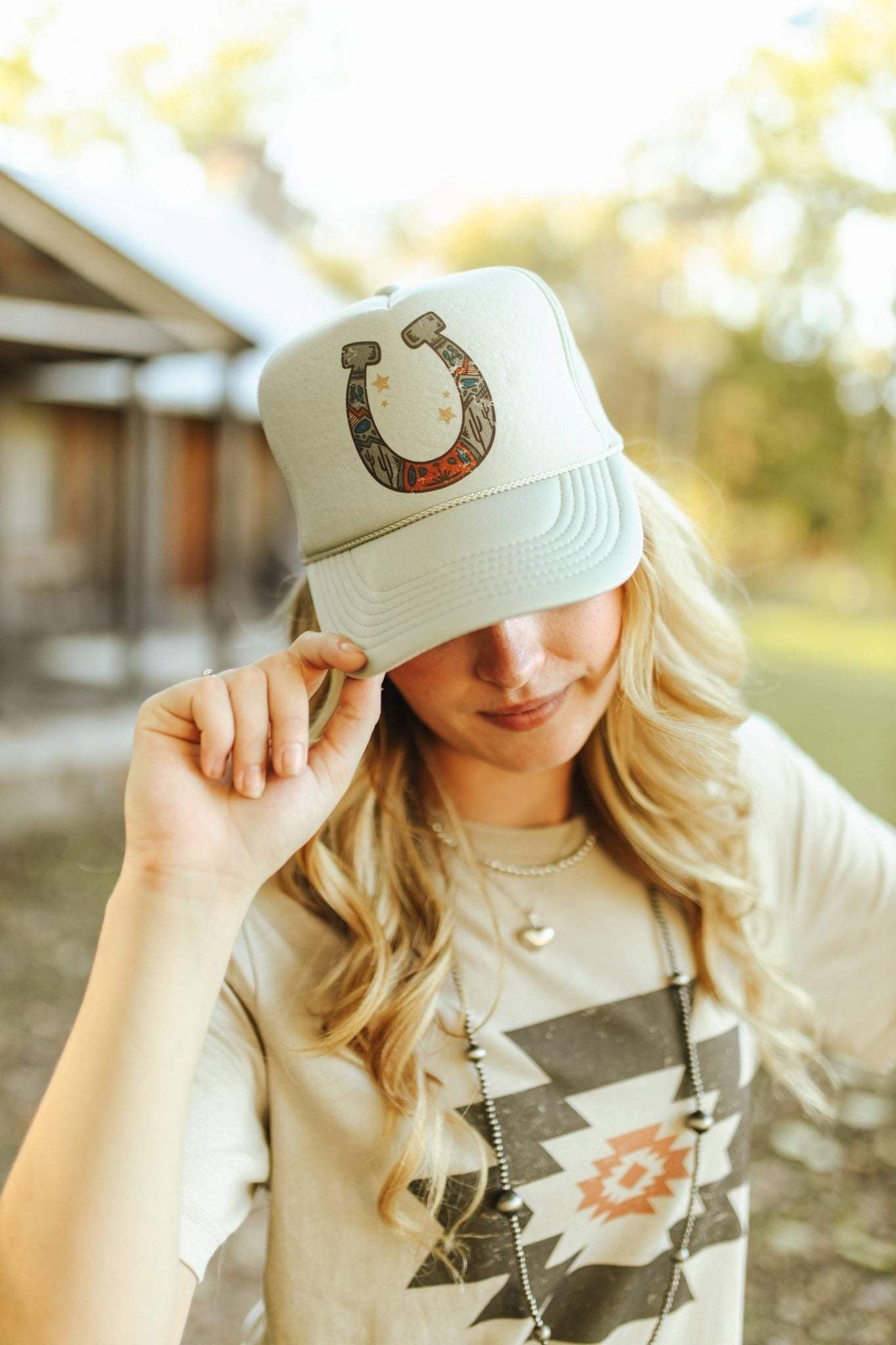 Horse Shoe Trucker Hat - Wild Junkie - Flyclothing LLC