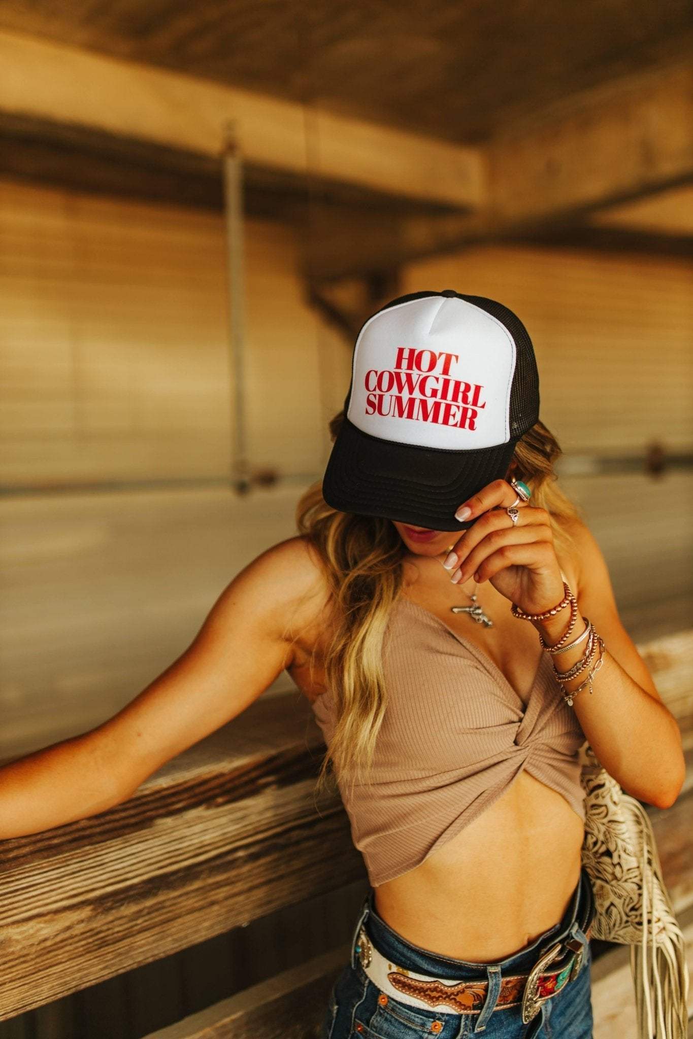 Hot Cowgirl Summer Trucker Hat - Wild Junkie - Flyclothing LLC