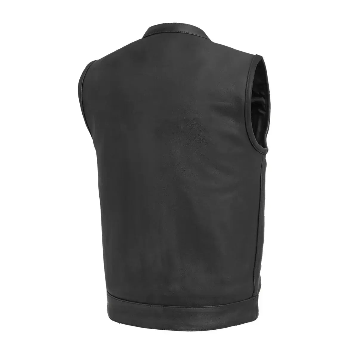 Hotshot Men's Motorcycle Leather Vest - First Manufacturing Company - Flyclothing LLC
