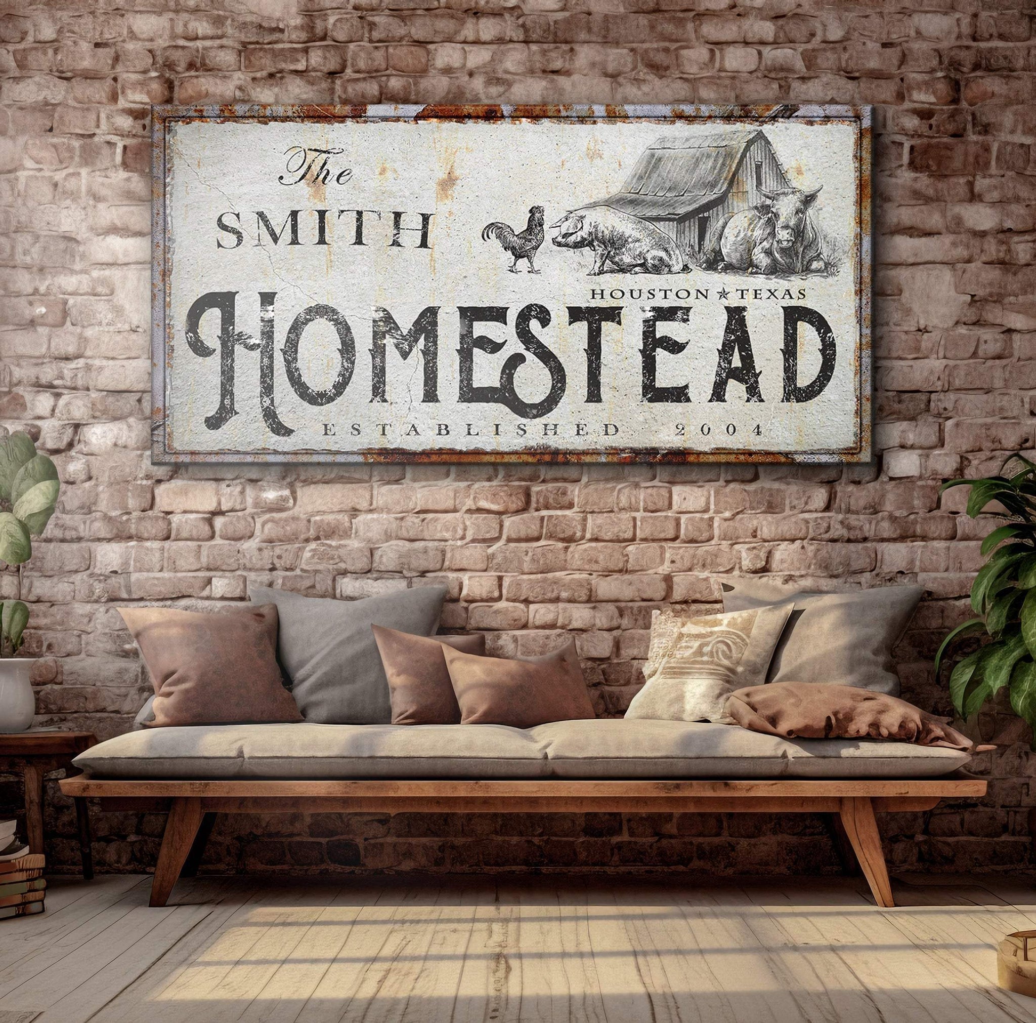 Homestead Sign - Tailored Canvases - Flyclothing LLC