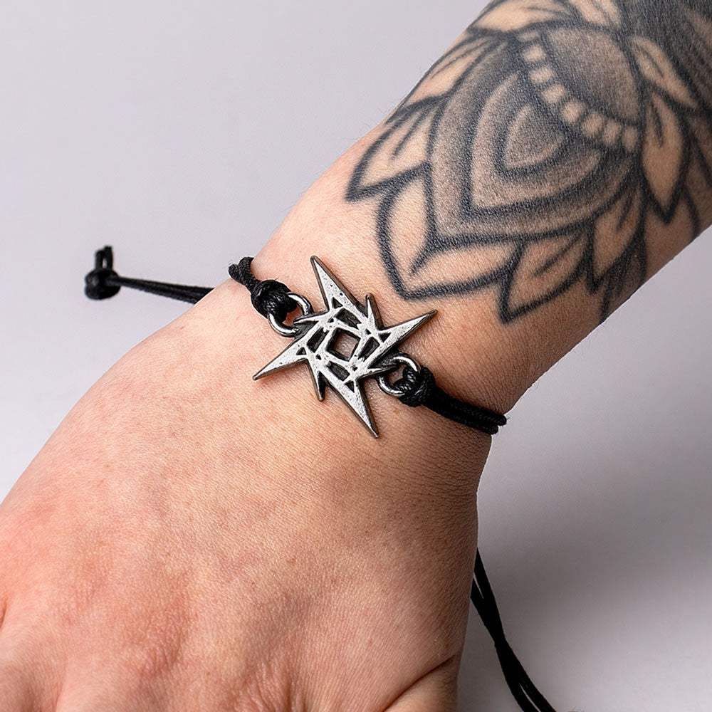 Metallica Ninja Star Wrist Strap - Alchemy of England - Flyclothing LLC