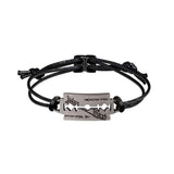 Judas Priest Razorblade Wrist Strap - Alchemy of England - Flyclothing LLC