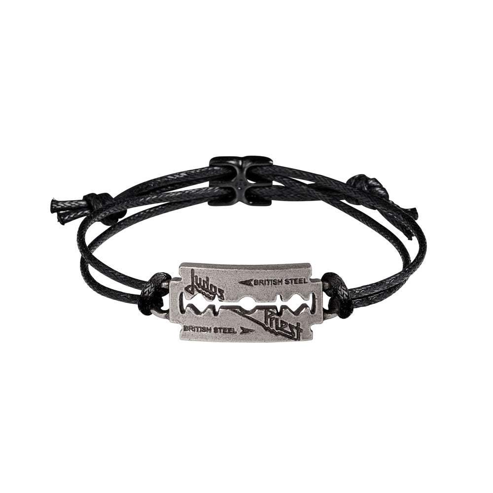 Judas Priest Razorblade Wrist Strap - Alchemy of England - Flyclothing LLC