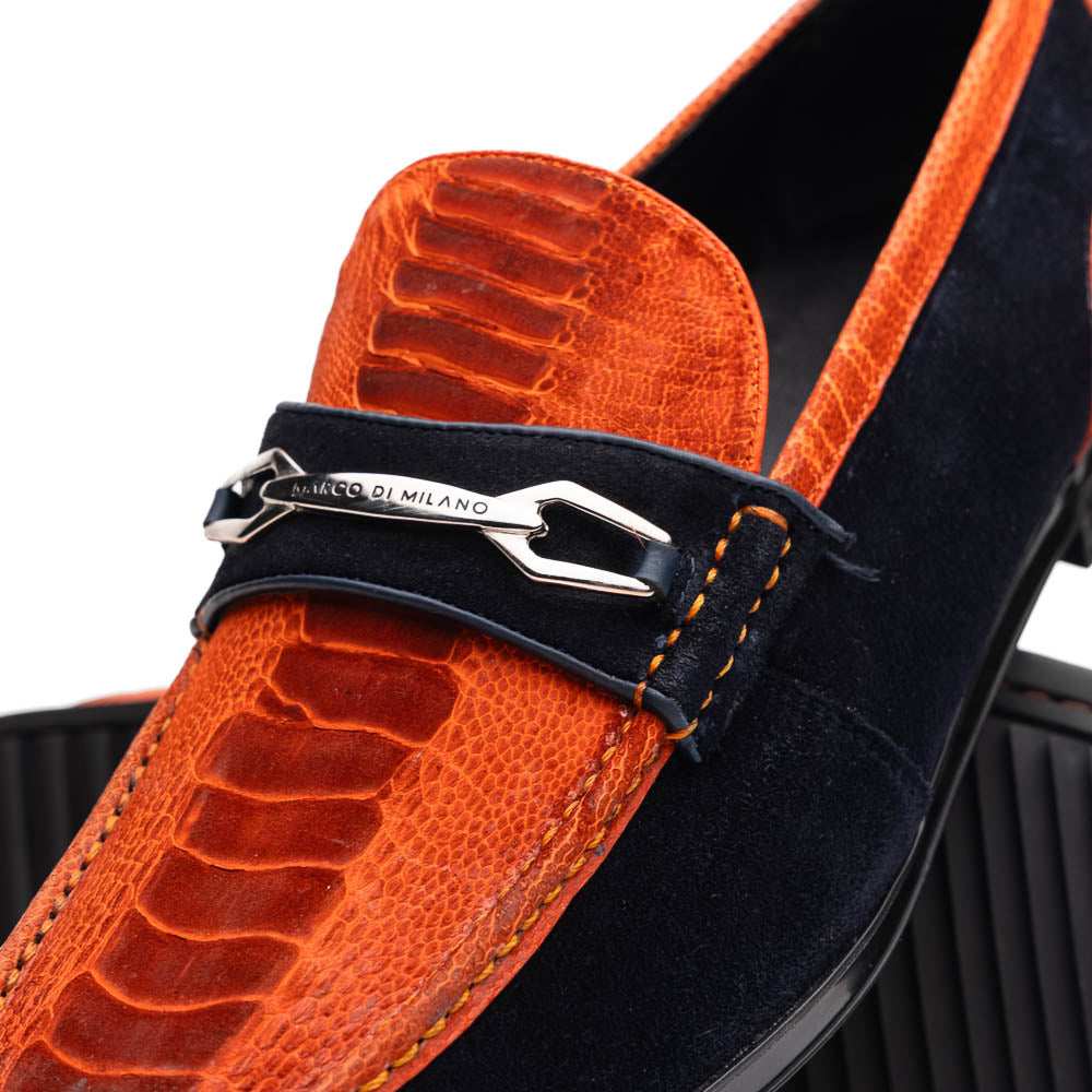 Hugo Orange / Navy - Marco Di Milano - Flyclothing LLC