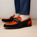Hugo Orange / Navy - Marco Di Milano - Flyclothing LLC