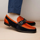 Hugo Orange / Navy - Marco Di Milano - Flyclothing LLC