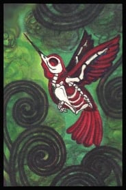 Black Market Art Company Hummingbird Print