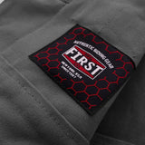 Hunt Club Motorcycle Leather Canvas Vest Grey - First Manufacturing Company - Flyclothing LLC