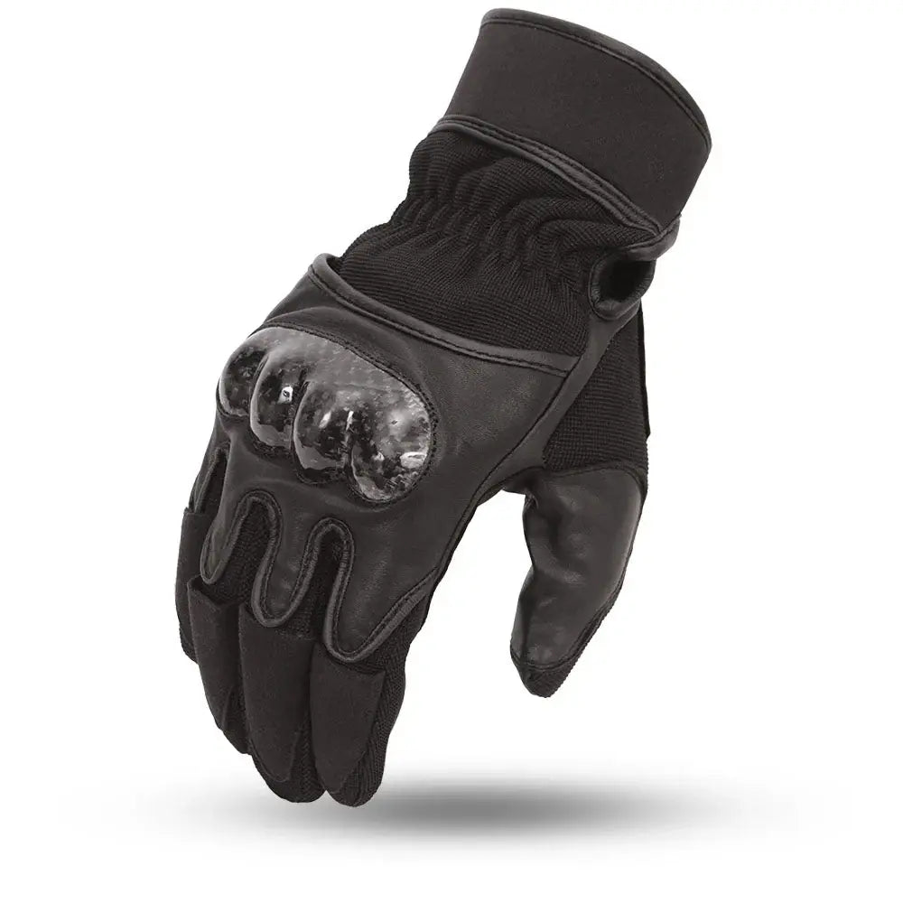 Hurricane Men's Motorcycle Leather Gloves - First Manufacturing Company - Flyclothing LLC