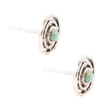 Hypnosis Turquoise and Sterling Silver Earrings - Barse Jewelry - Flyclothing LLC