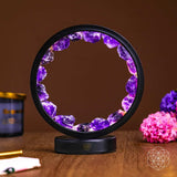 I Am At Peace - Spiritual Protection Amethyst Lamp - Conscious Items - Flyclothing LLC