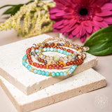 I Am Healthy: Mind, Body & Spirit Restoration Bracelet Pack of 4 - Conscious Items - Flyclothing LLC