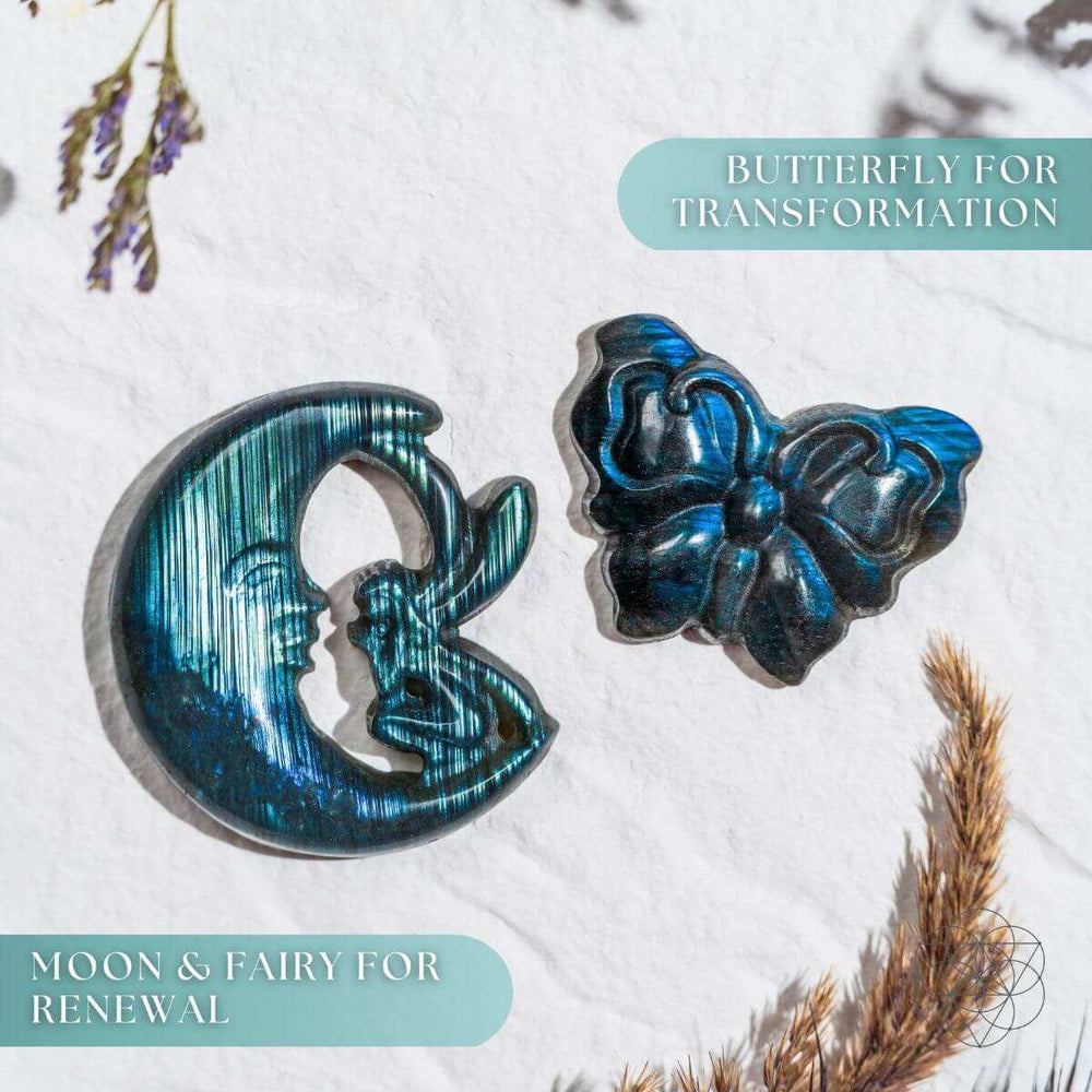 I Am Reborn - Labradorite Carving of Transformation - Conscious Items - Flyclothing LLC