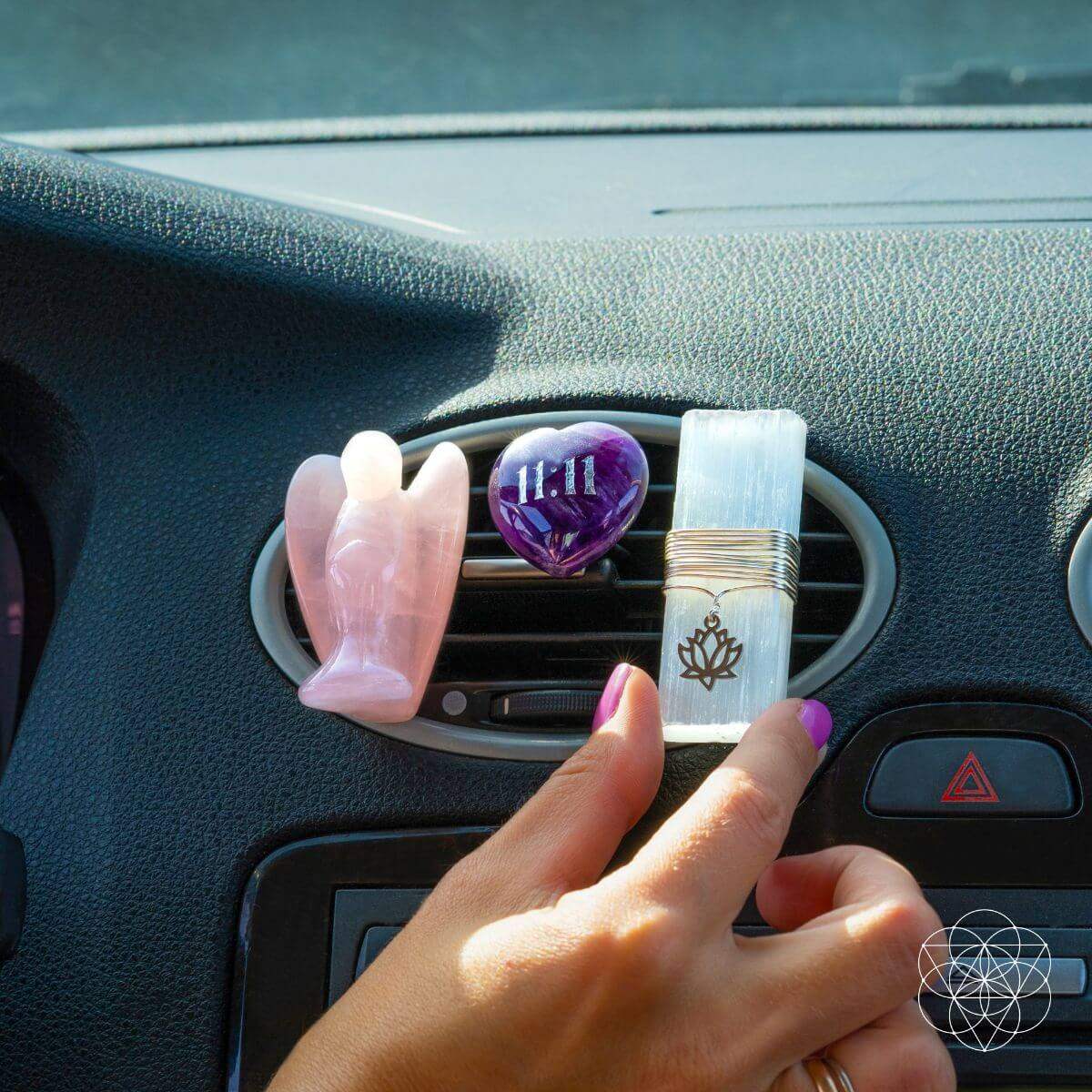 I Am Very Lucky - 11:11 Blessed Car Crystal Kit - Conscious Items - Flyclothing LLC