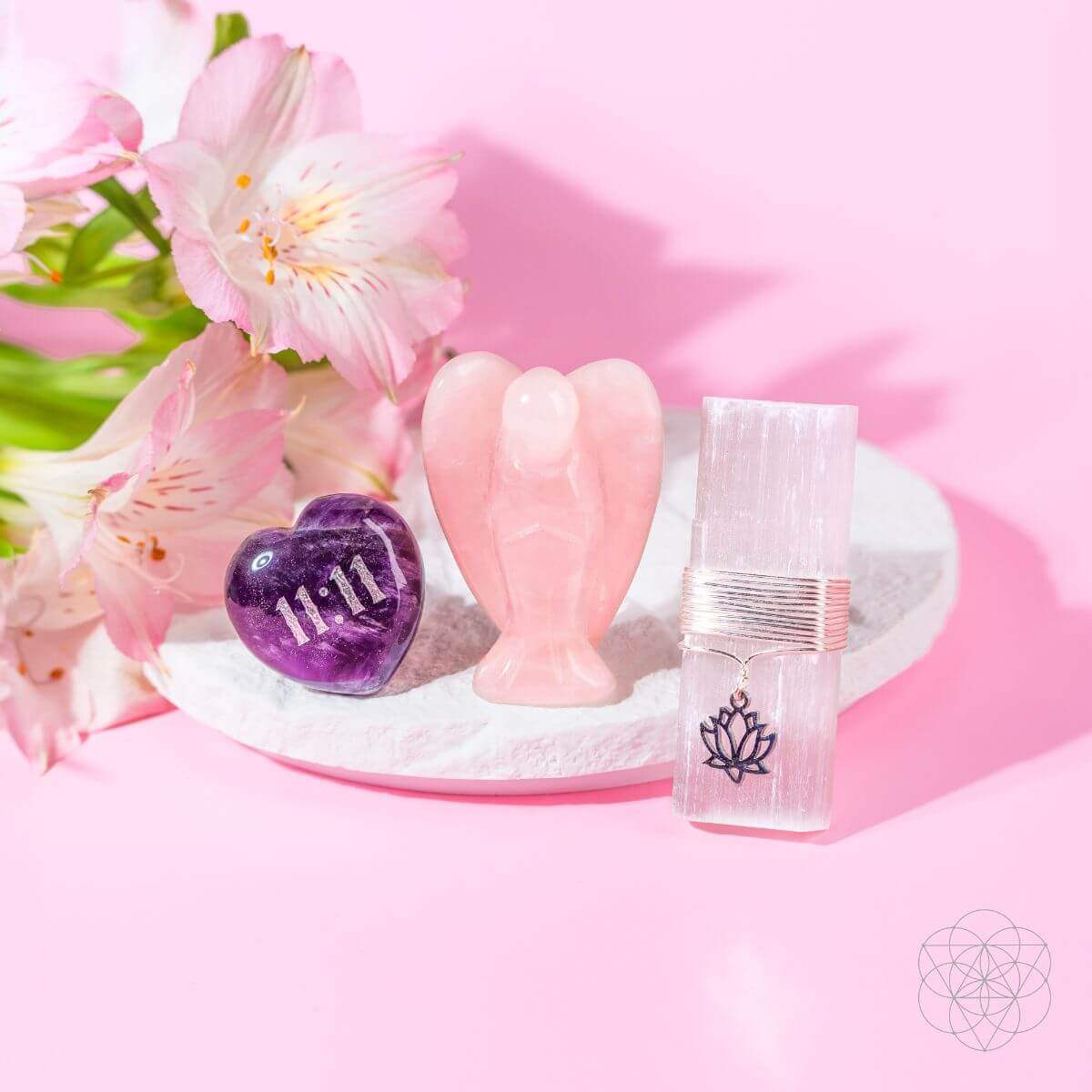 I Am Very Lucky - 11:11 Blessed Car Crystal Kit - Conscious Items - Flyclothing LLC