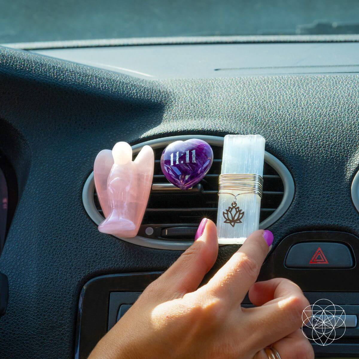I Am Very Lucky - 11:11 Car Crystal Kit - Conscious Items - Flyclothing LLC