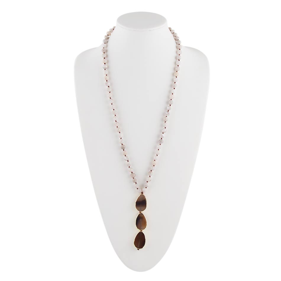 I Got Agate Necklace - Barse Jewelry