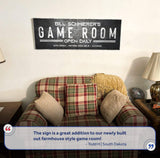 Family Game Room Sign - Tailored Canvases - Flyclothing LLC