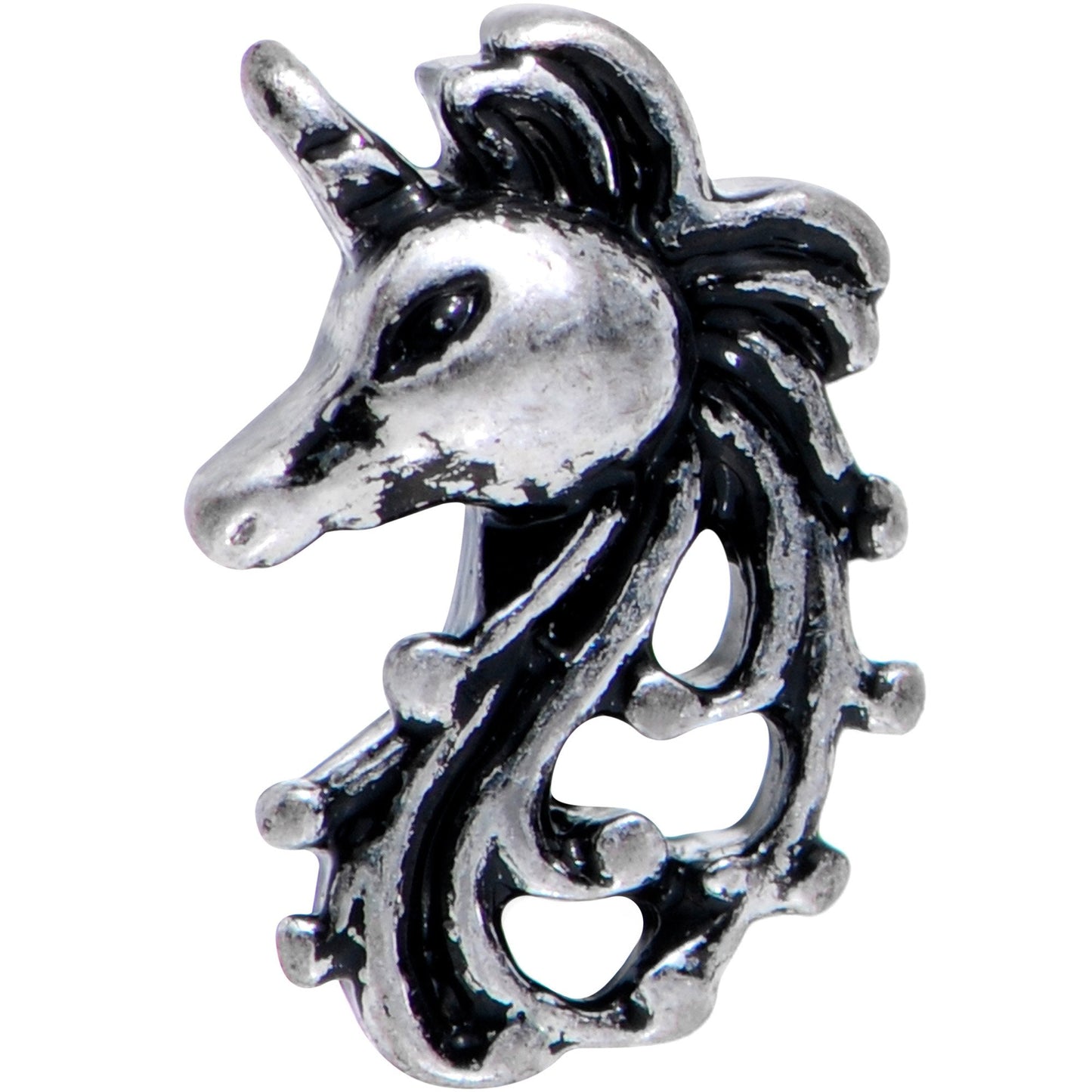 16G 1/4 Majestic Unicorn Cartilage Tragus Earring - BodyCandy - Flyclothing LLC
