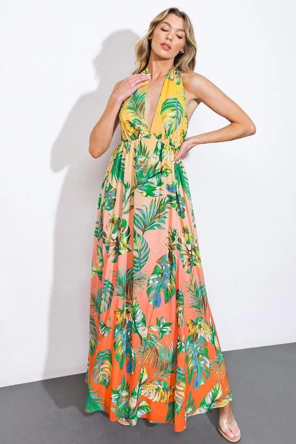 ADORABLE DAYS WOVEN MAXI DRESS - Flying Tomato - Flyclothing LLC