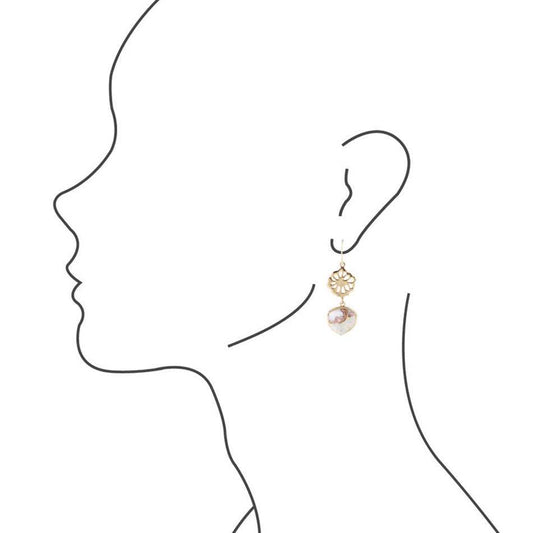 Idaho Opal and Bronze Earrings - Barse Jewelry - Flyclothing LLC