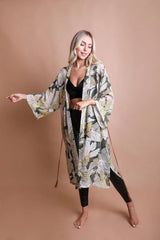 Ikebana Kimono 🪷 - Boho Clothing and Accessories - Flyclothing LLC