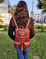Victoria Small Cute Backpack - Classy Leather Bags - Flyclothing LLC