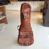 Personalized Leather Guitar Case - Classy Leather Bags - Flyclothing LLC