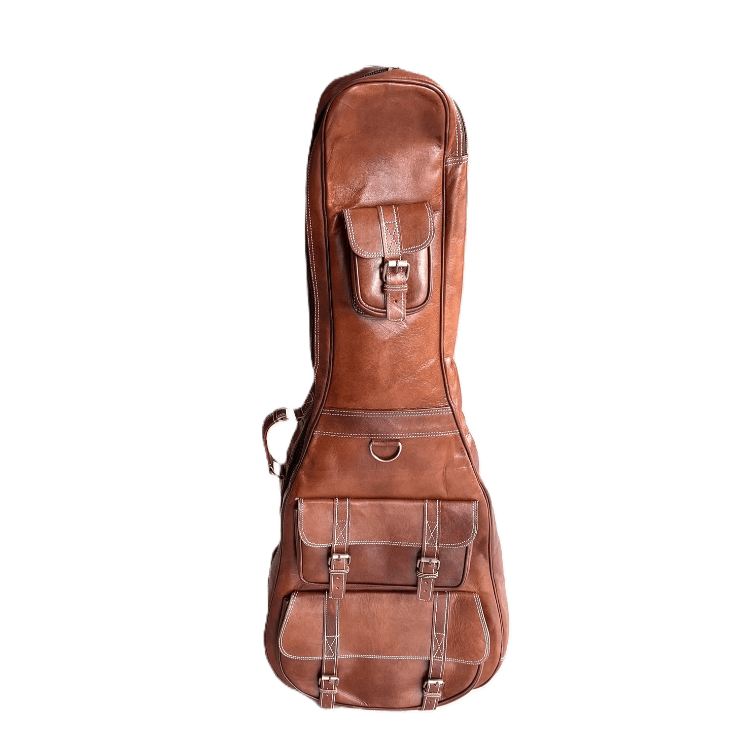 Personalized Leather Guitar Case - Classy Leather Bags - Flyclothing LLC