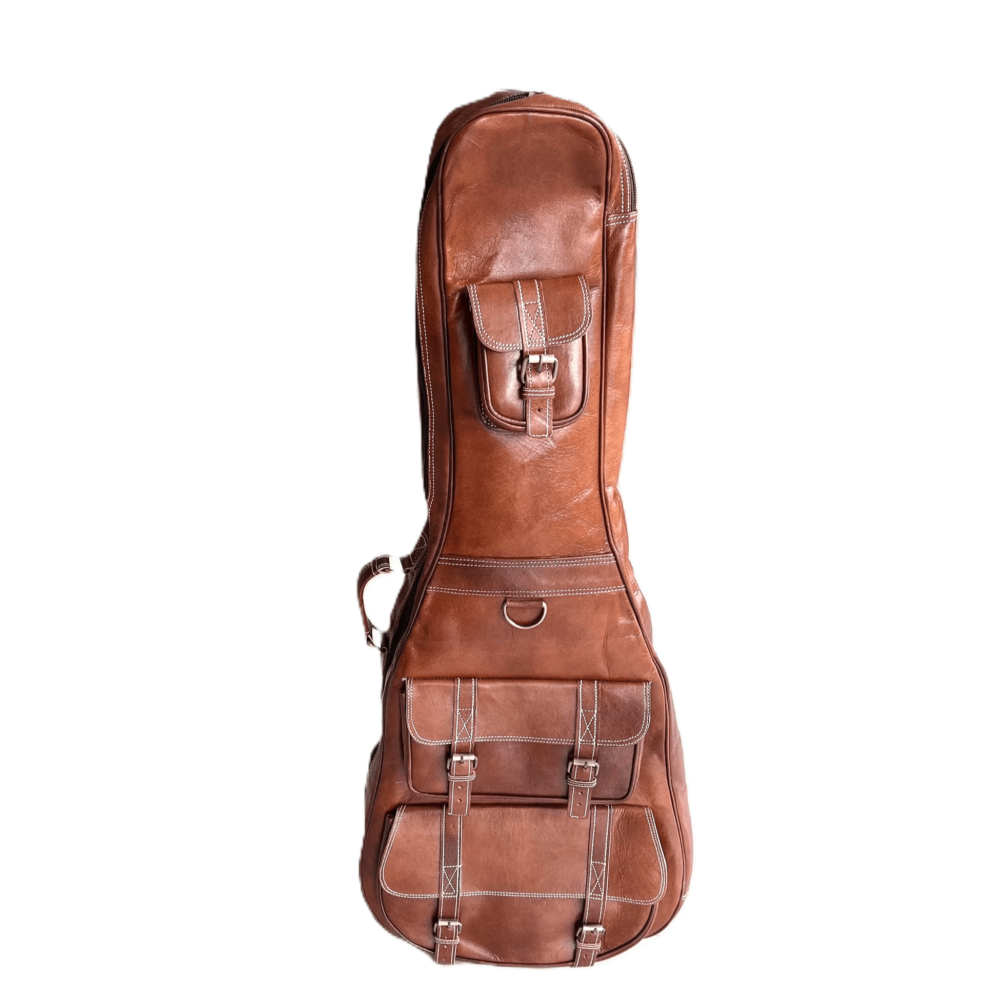 Personalized Leather Guitar Case - Classy Leather Bags - Flyclothing LLC