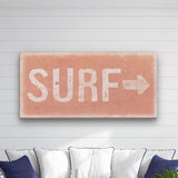 Distressed Surf Sign - Surf Shack Canvas Sign - Off The Square Designs - Flyclothing LLC
