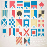 Personalized Nautical Flag Kid's Name Framed Canvas Print - Off The Square Designs - Flyclothing LLC