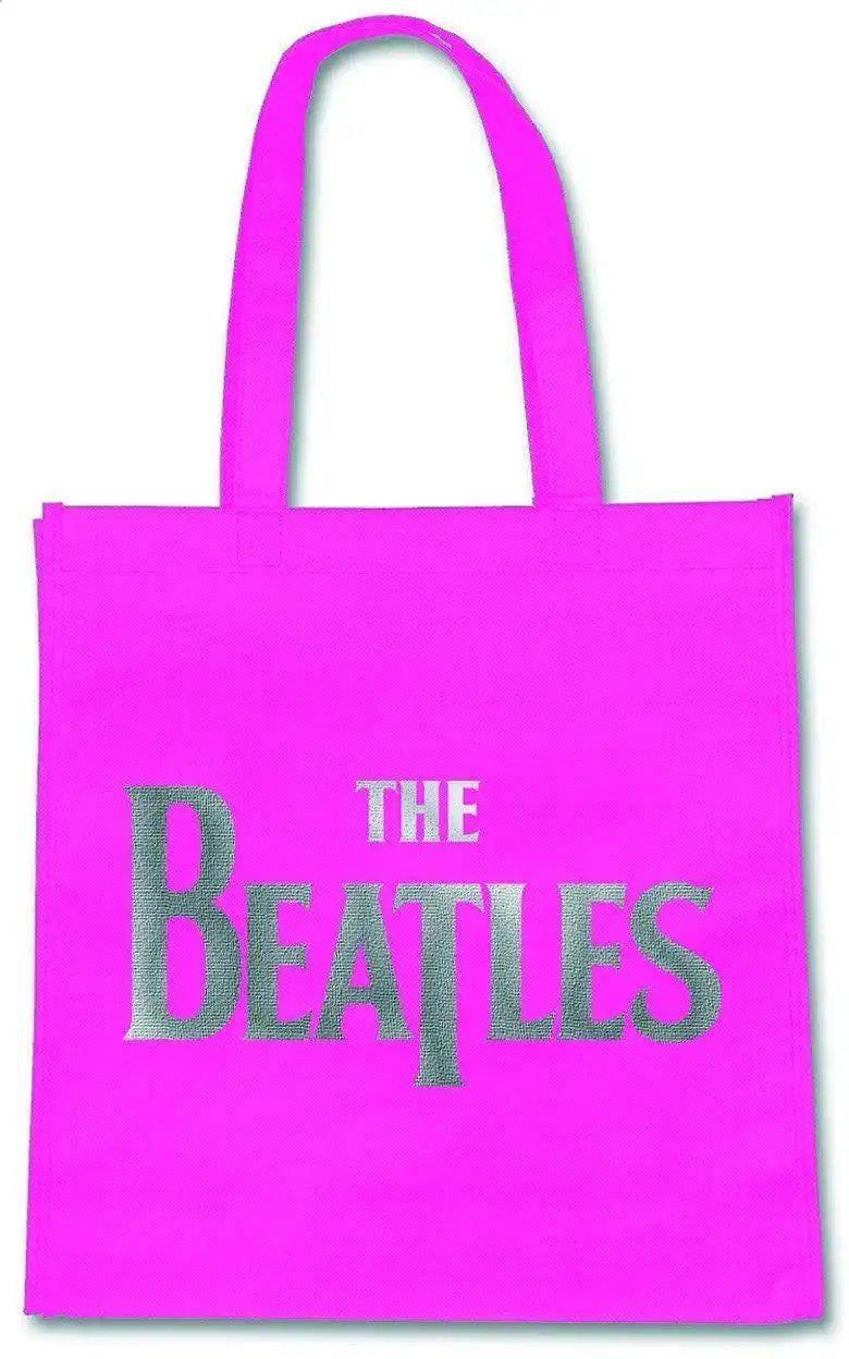 The Beatles Silver Logo Pink Drop Bag - The Beatles - Flyclothing LLC