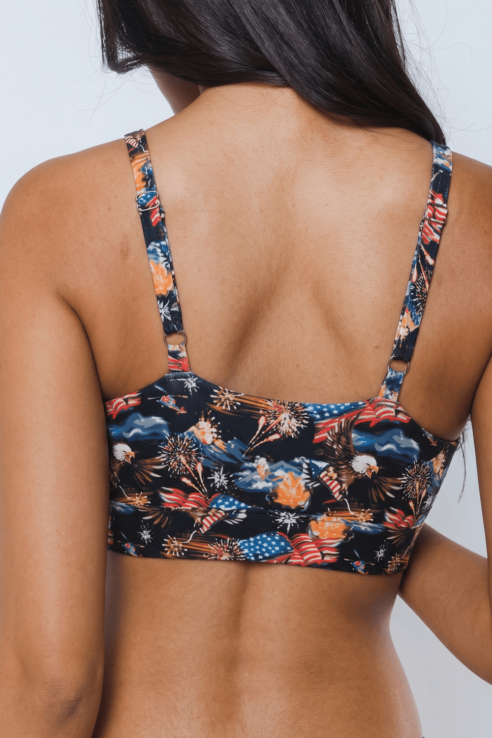 The Declaration | Americana Eagles Boob Hammock™ Scoop Bralette - Shinesty - Flyclothing LLC