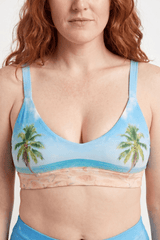 The Beach Please | Palm Tree Boob Hammock™ Plunge Bralette - Shinesty - Flyclothing LLC