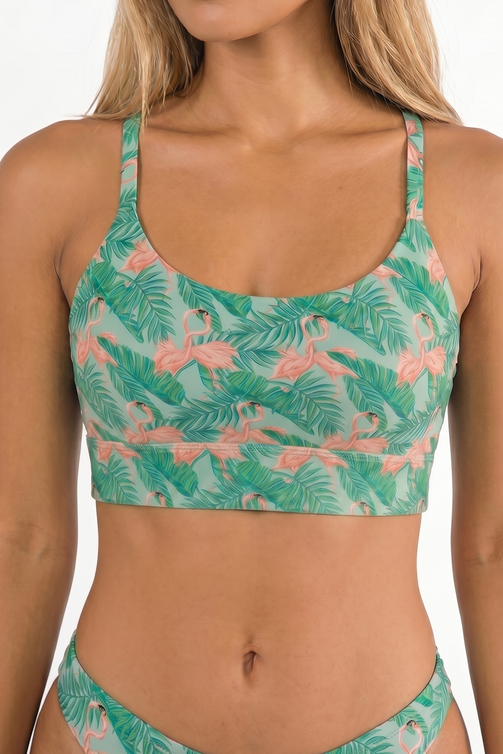 The Flamboyance | Flamingo Boob Hammock™ Scoop Bralette - Shinesty - Flyclothing LLC