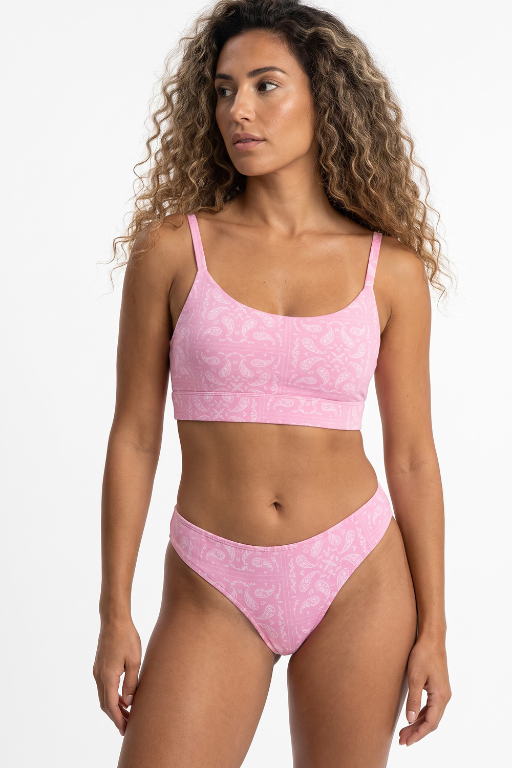 The Silk & Saddle | Pink Bandana Cheeky Underwear - Shinesty - Flyclothing LLC