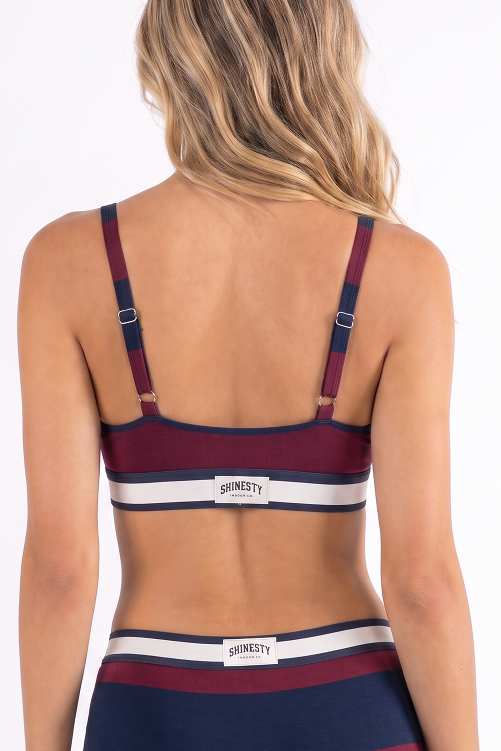 The Pitch | Rugby Stripe Boob Hammock™ Triangle Bralette - Shinesty - Flyclothing LLC