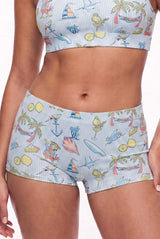 The Boat Drinks | Shinesty x Margaritaville® Modal Boyshort Underwear - Shinesty - Flyclothing LLC